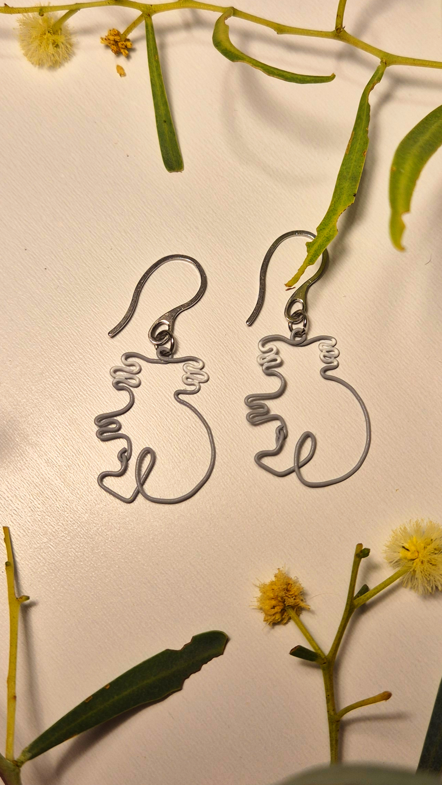 Wire Koala earrings
