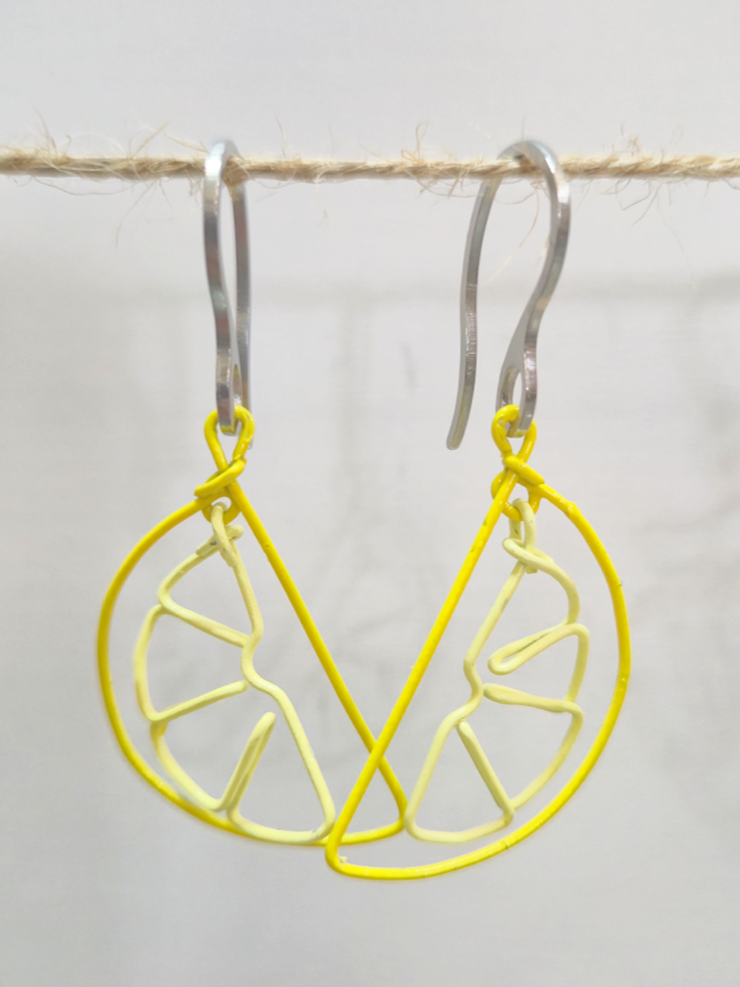 Wire Lemon Earrings